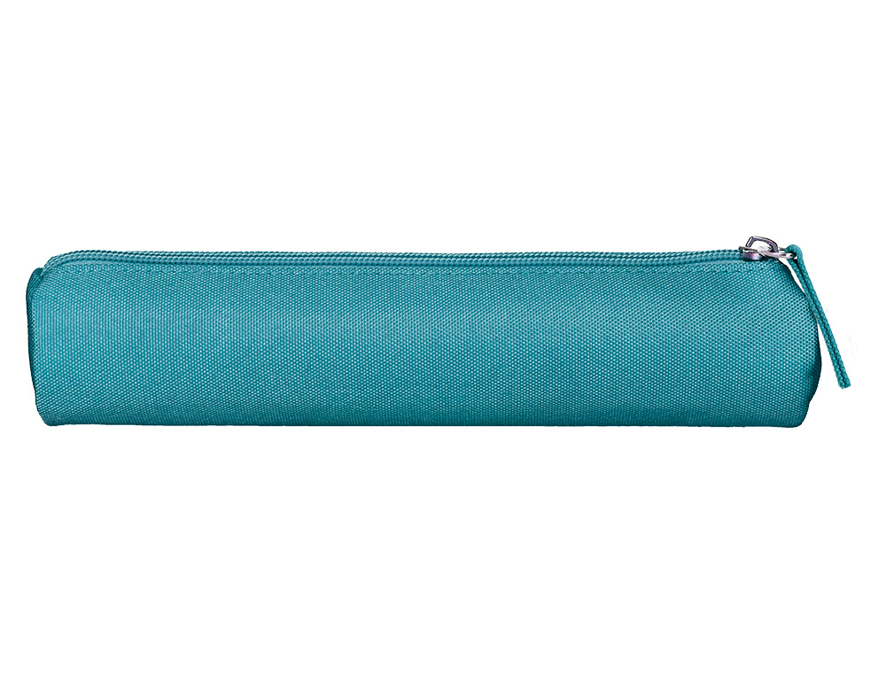 ESTOJO ESCOLAR LIDERPAPEL CILINDRICO ESTREITO 220X45 MM AZUL CELESTE