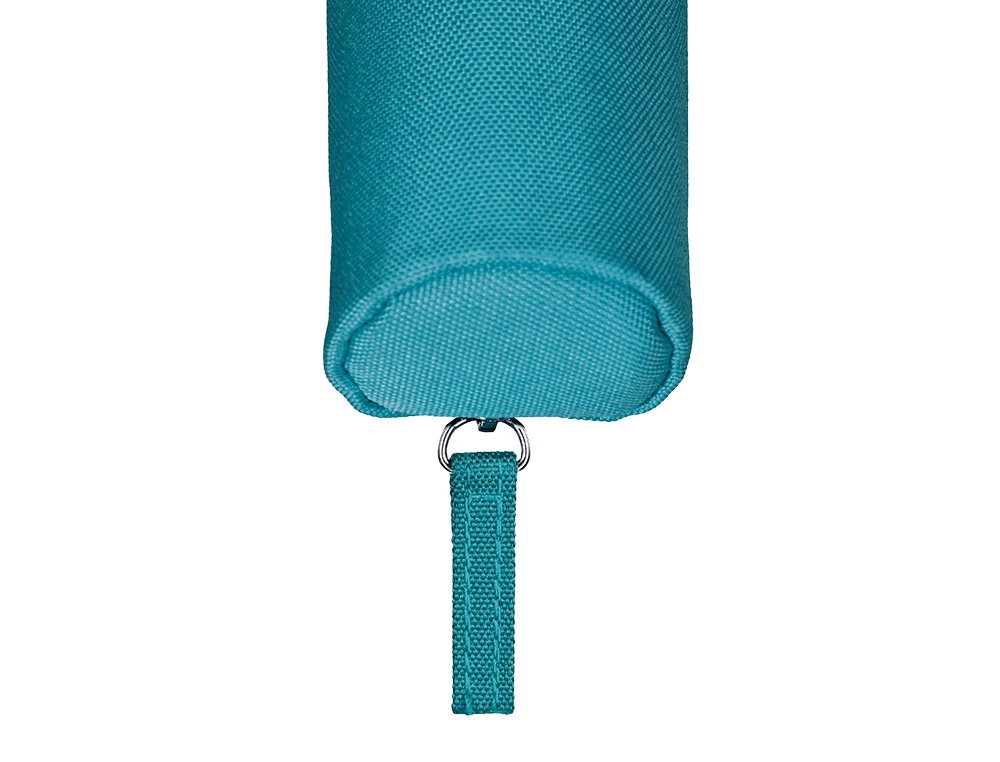 ESTOJO ESCOLAR LIDERPAPEL CILINDRICO ESTREITO 220X45 MM AZUL CELESTE