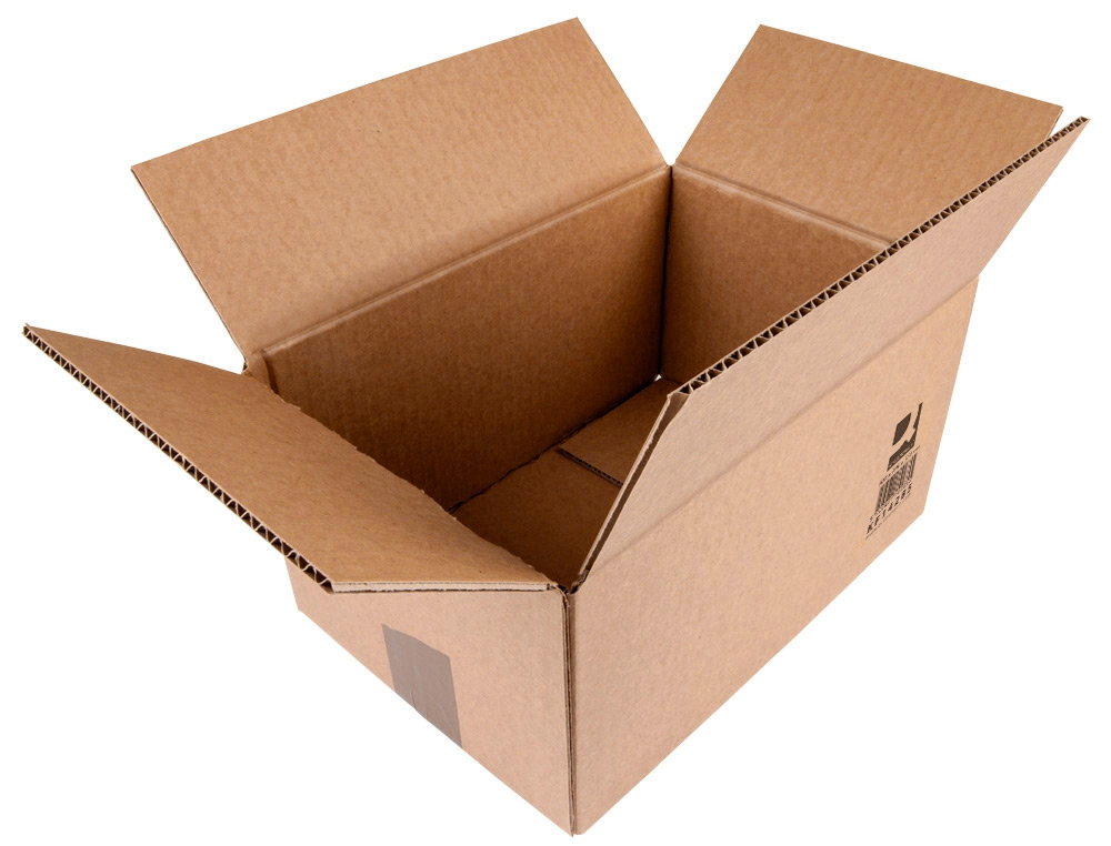 CAIXA PARA EMBALAR Q-CONNECT AMERICANA ULTRA RESISTENTE CARTAO CANAL DUPLO 7 MM COR KRAFT 500X340X310 MM