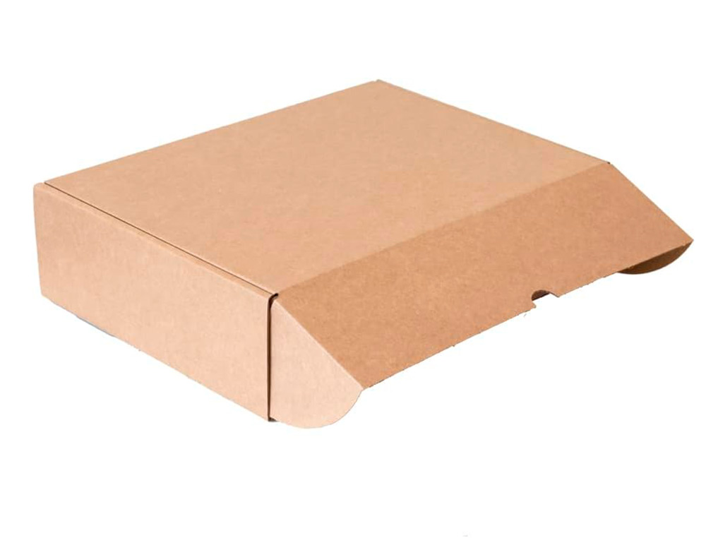CAIXA AUTO MONTAGEM Q-CONNECT PARA E-COMMERCE E PRESENTES CARTAO RECICLADO CANAL SIMPLES 3 MM KRAFT 330X250X100 MM