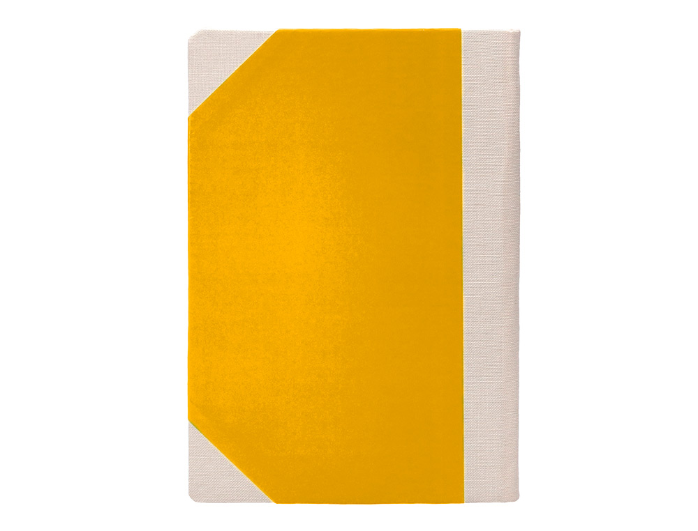 LIVRO DE CARTAO COSIDO FERNANDES FLECHA DIN A4+ LISO 50 FOLHAS 100 GR AMARELO