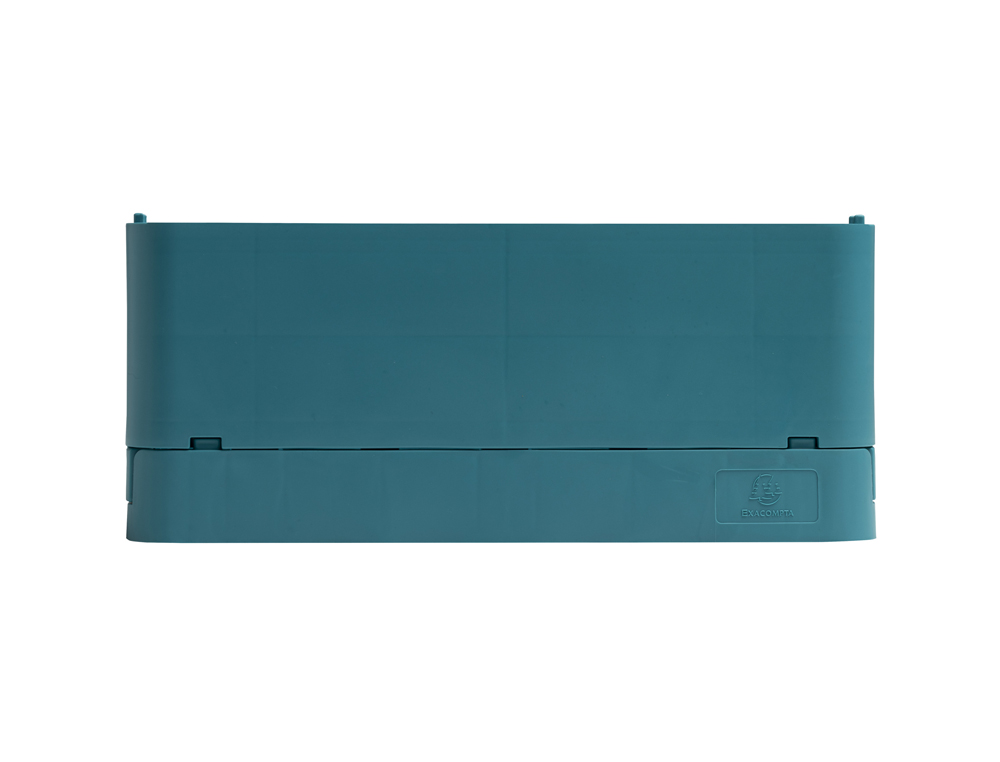 CAIXA DOBRAVEL EXACOMPTA MIDI SKANDI POLIPROPILENO RECICLADO COR AZUL PACIFICO 276X188X120 MM