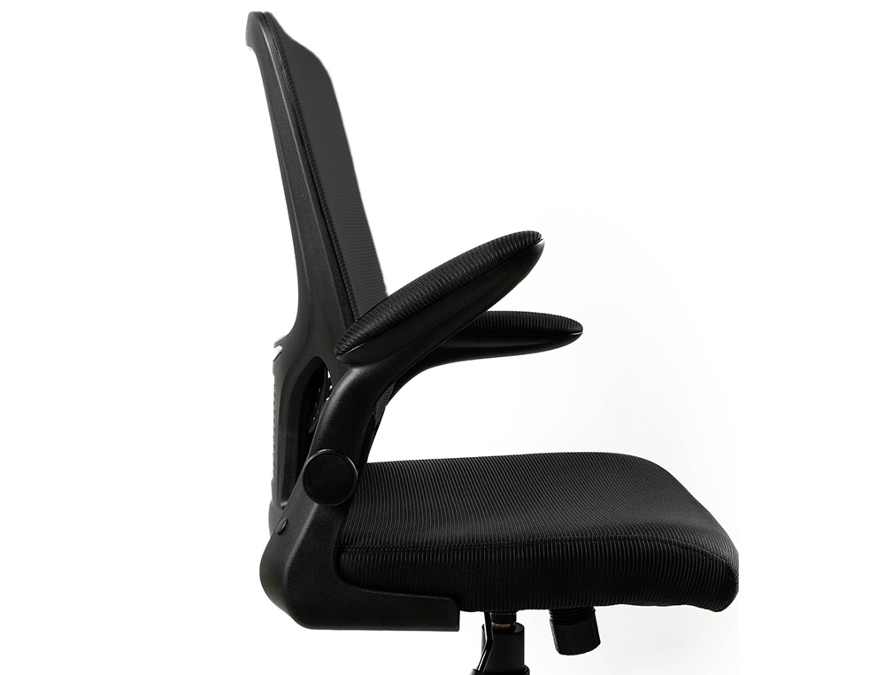 CADEIRA DE ESCRITORIO Q-CONNECT ALBA MALHA BASE METALICA ALT MAX 1110 LARG 610 PROF 580 RODAS PREMIUM COR PRETO