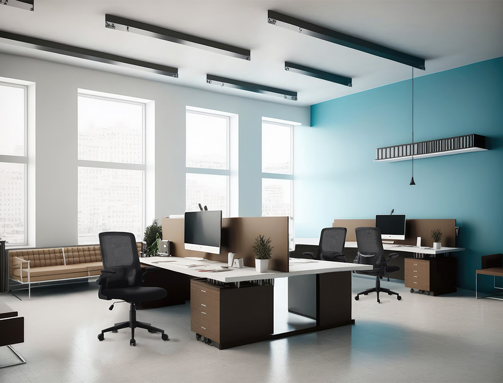 CADEIRA DE ESCRITORIO Q-CONNECT ALBA MALHA BASE METALICA ALT MAX 1110 LARG 610 PROF 580 RODAS PREMIUM COR PRETO