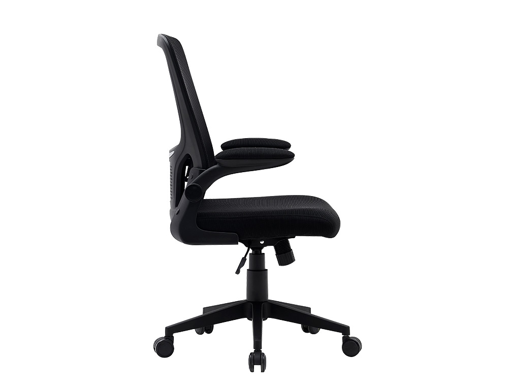 CADEIRA DE ESCRITORIO Q-CONNECT ALBA MALHA BASE METALICA ALT MAX 1110 LARG 610 PROF 580 RODAS PREMIUM COR PRETO