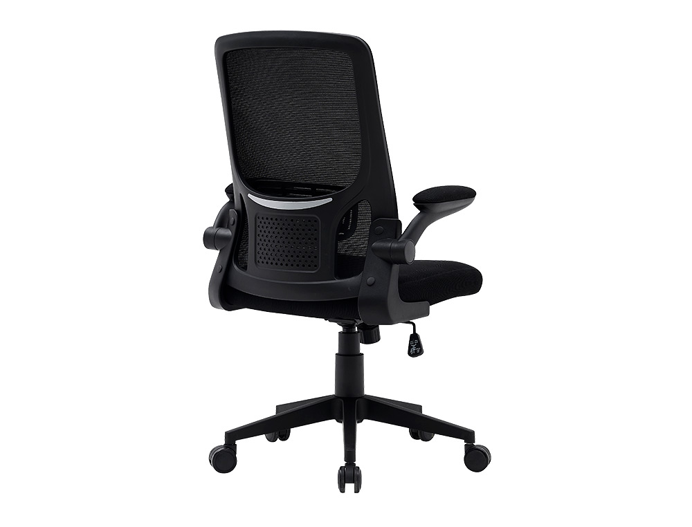 CADEIRA DE ESCRITORIO Q-CONNECT ALBA MALHA BASE METALICA ALT MAX 1110 LARG 610 PROF 580 RODAS PREMIUM COR PRETO