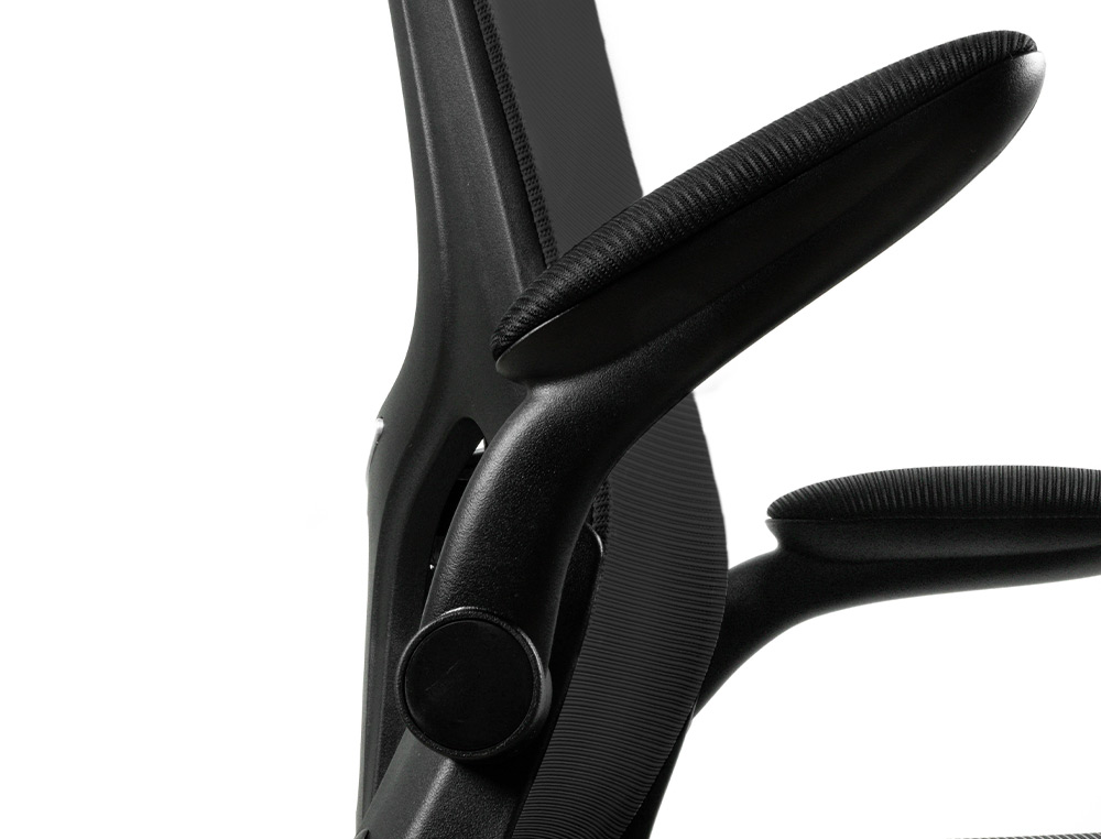 CADEIRA DE ESCRITORIO Q-CONNECT ALBA MALHA BASE METALICA ALT MAX 1110 LARG 610 PROF 580 RODAS PREMIUM COR PRETO