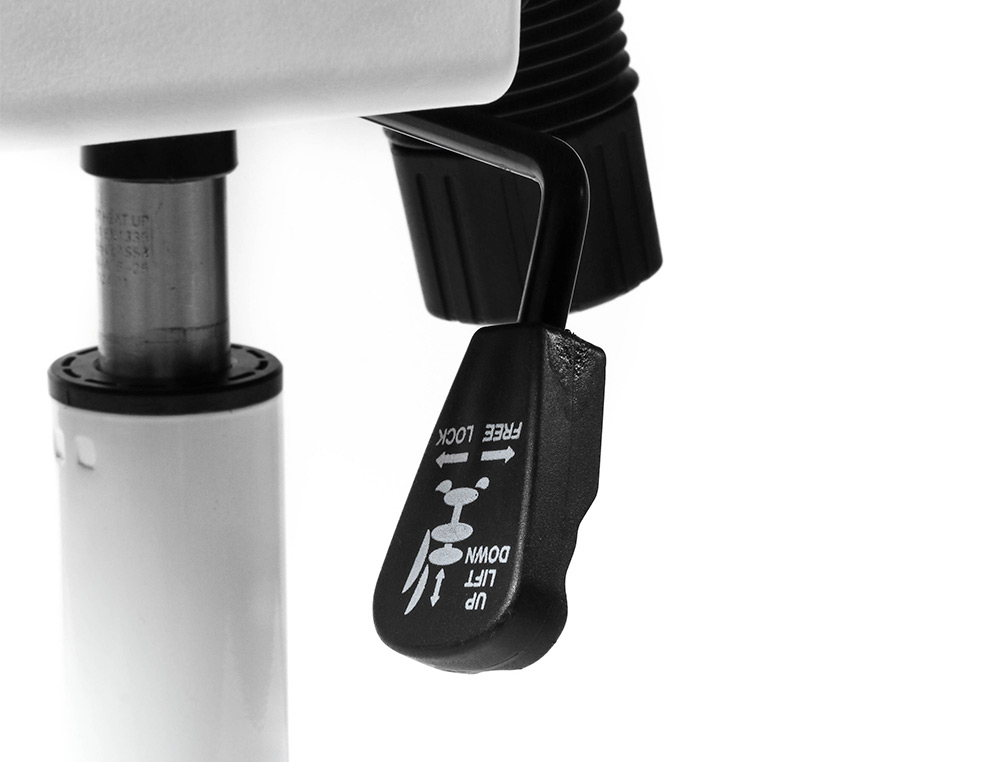 CADEIRA DE ESCRITORIO Q-CONNECT ALBA MALHA BASE METALICA ALT MAX 1110 LARG 610 PROF 580 RODAS PREMIUM COR BRANCO