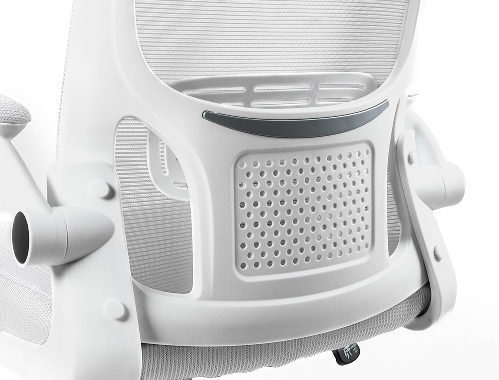 CADEIRA DE ESCRITORIO Q-CONNECT ALBA MALHA BASE METALICA ALT MAX 1110 LARG 610 PROF 580 RODAS PREMIUM COR BRANCO