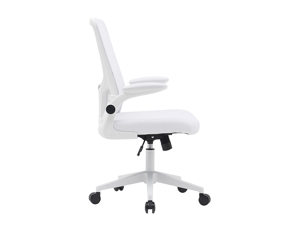 CADEIRA DE ESCRITORIO Q-CONNECT ALBA MALHA BASE METALICA ALT MAX 1110 LARG 610 PROF 580 RODAS PREMIUM COR BRANCO
