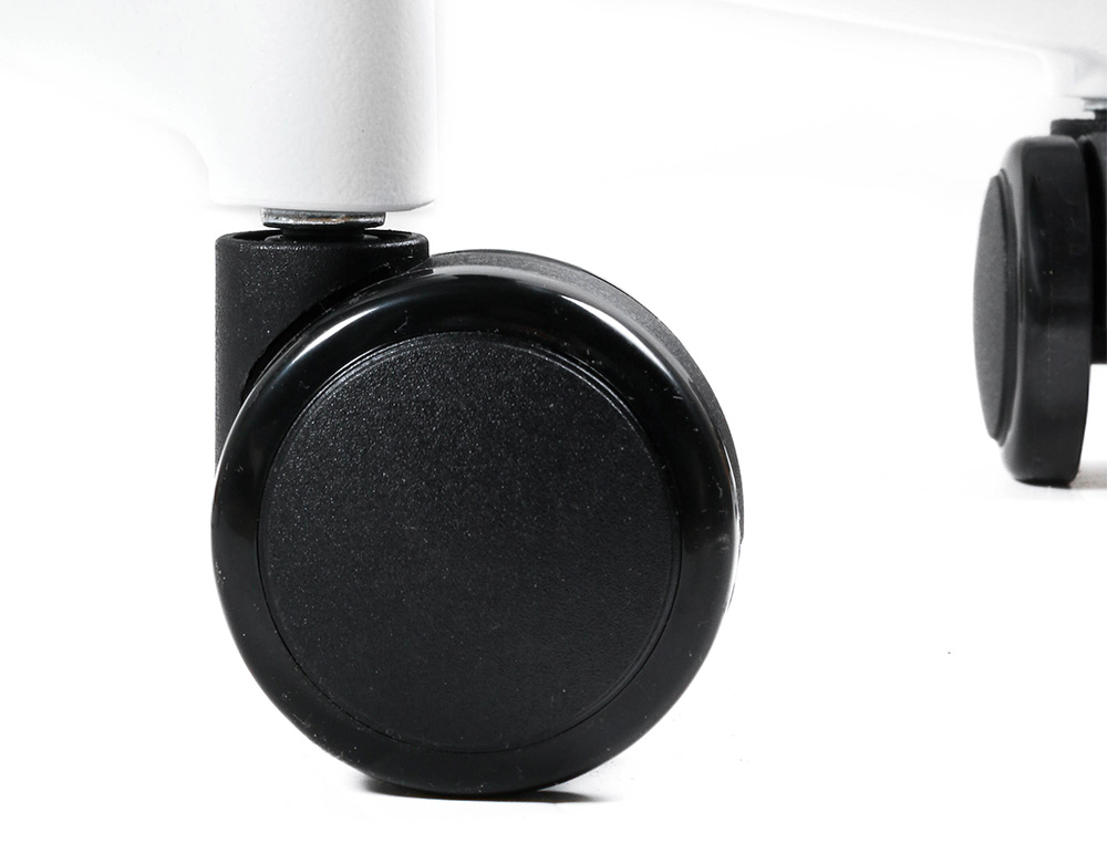 CADEIRA DE ESCRITORIO Q-CONNECT ALBA MALHA BASE METALICA ALT MAX 1110 LARG 610 PROF 580 RODAS PREMIUM COR BRANCO