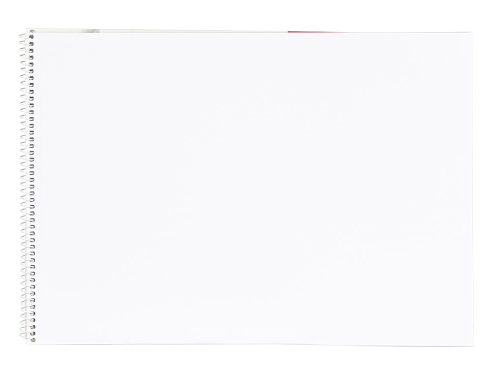 BLOCO DE DESENHO LIDERPAPEL ARTISTICO NATURA ESPIRAL 230X325MM 20 FOLHAS 130 GR SEM ESQUADRIA PERFURADO