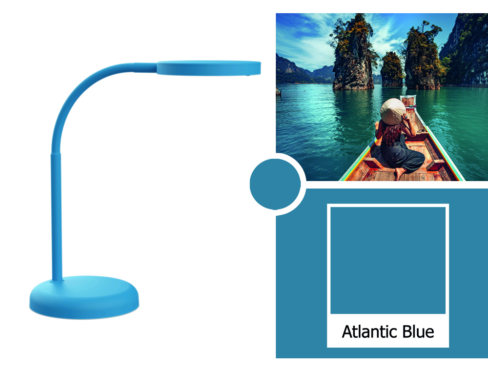 CANDEEIRO DE ESCRITORIO MAUL LED JOY COR AZUL 137X335X358 MM