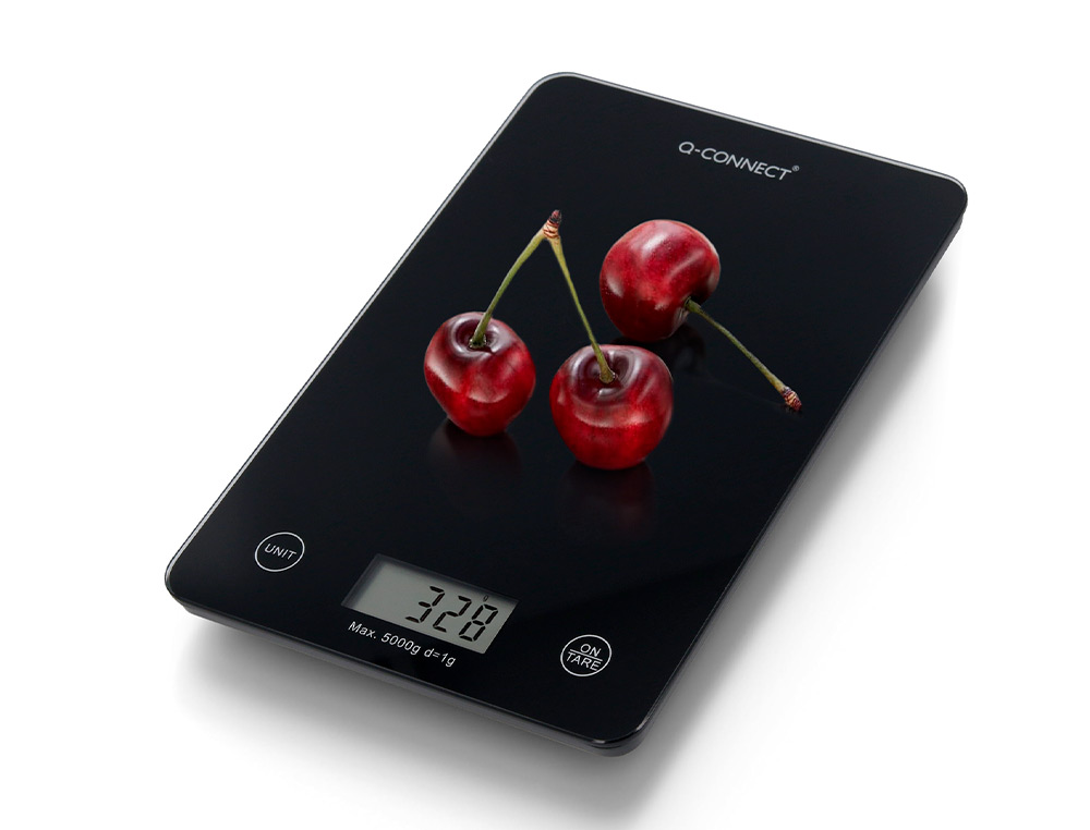 BALANCA PRECISAO Q-CONNECT DIGITAL COM ECRA LCD PRECISAO 1 GR CAPACIDADE DE 5 GR A 5 KG 200X135X16MM