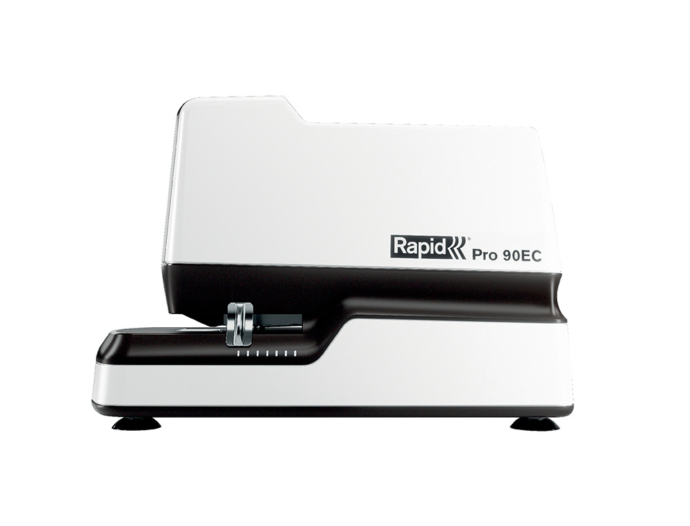 AGRAFADOR RAPID PRO 90EC ELETRICO BRANCO CAPACIDADE 50 FOLHAS USA AGRAFES N 66 E N 44