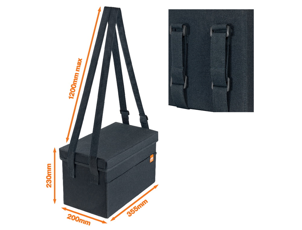 BOLSA KIT DE ACESSORIOS NOBO PARA QUADRO BRANCO 230X200X355 MM