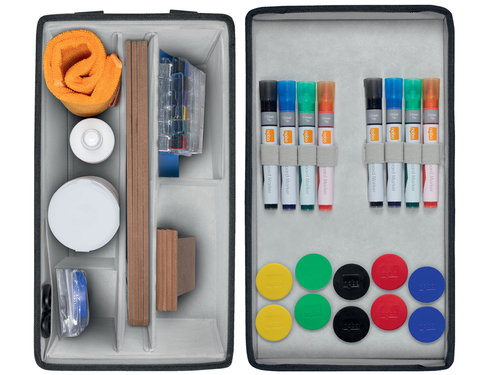 BOLSA KIT DE ACESSORIOS NOBO PARA QUADRO BRANCO 230X200X355 MM