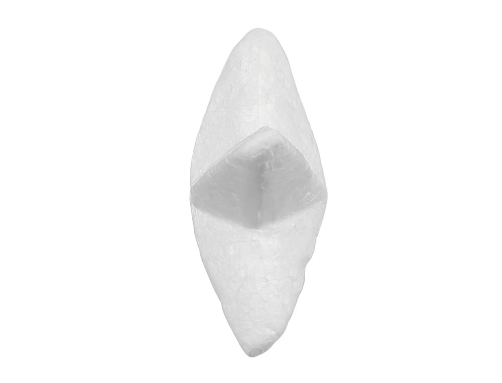 FIGURA DE ESPUMA BRANCA LIDERPAPEL ESTRELA DE 4 CM BOLSA COM 6 UNIDADES