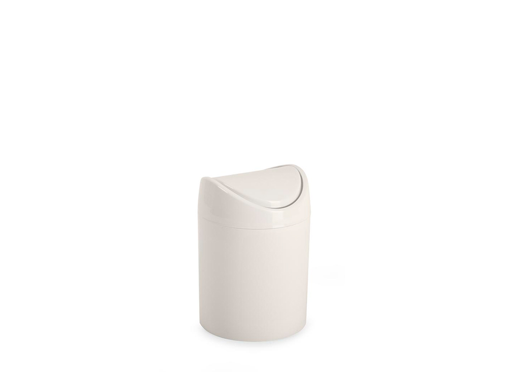CESTO PLASTICO PLASTICFORTE TINY SECRETARIA 1,4L CORES SORTIDAS 12,5X12,5X17,5 CM