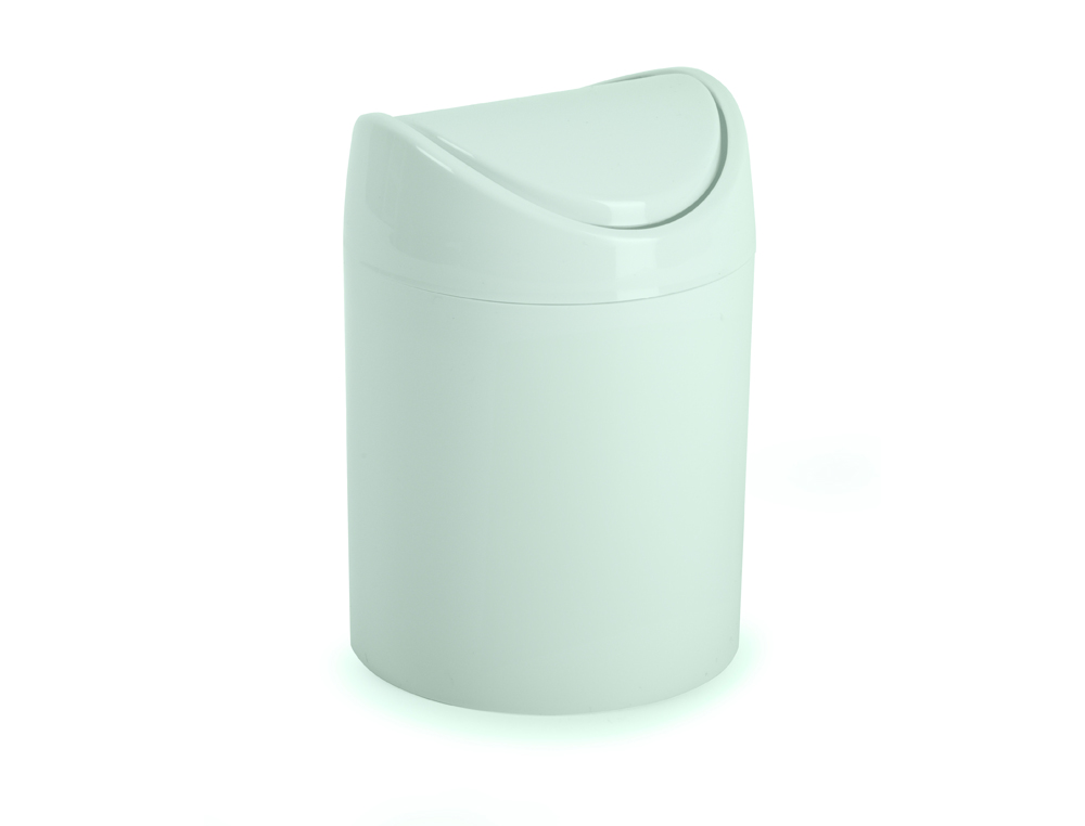 CESTO PLASTICO PLASTICFORTE TINY SECRETARIA 1,4L CORES SORTIDAS 12,5X12,5X17,5 CM