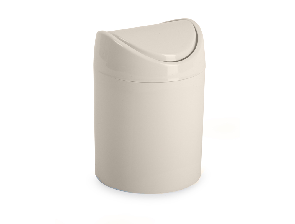 CESTO PLASTICO PLASTICFORTE TINY SECRETARIA 1,4L CORES SORTIDAS 12,5X12,5X17,5 CM