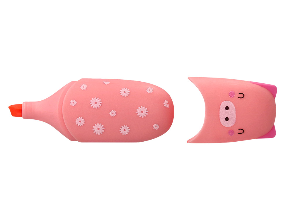 MARCADOR FLUORESCENTE IMAGINOVO SAFARI GLOW PASTEL ANIMAIS EXPOSITOR DE 24 UNIDADES SORTIDAS