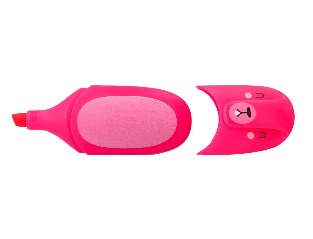 MARCADOR FLUORESCENTE IMAGINOVO SAFARI GLOW NEON ANIMAIS E CLIP EXPOSITOR DE 24 UNIDADES SORTIDAS