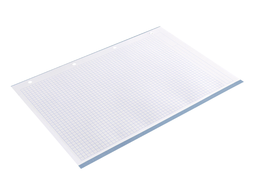 RECARGA LIDERPAPEL A4 120 FOLHAS 90 GR QUADRICULA 5 MM 4 FUROS BANDAS DE 5 CORES PASTEL