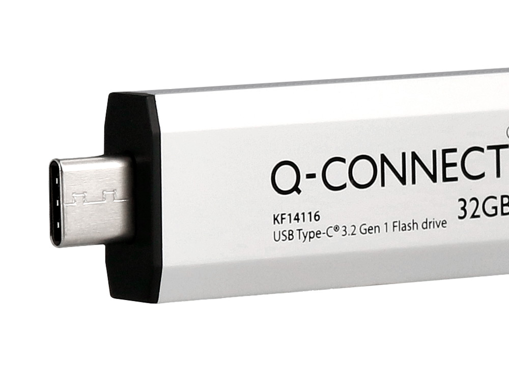 PEN DRIVE USB Q-CONNECT FLASH DRIVE 32 GB 3.2 TIPO C