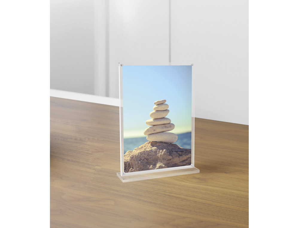 EXPOSITOR SECRETARIA MAUL VISION ACRILICO DIN A5 167X47X230 MM