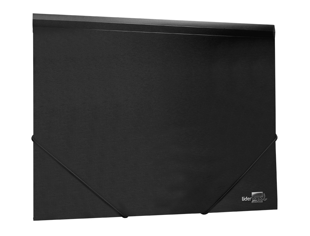 PASTA LIDERPAPEL COM ELASTICOS ABAS POLIPROPILENO DIN A4 PRETO