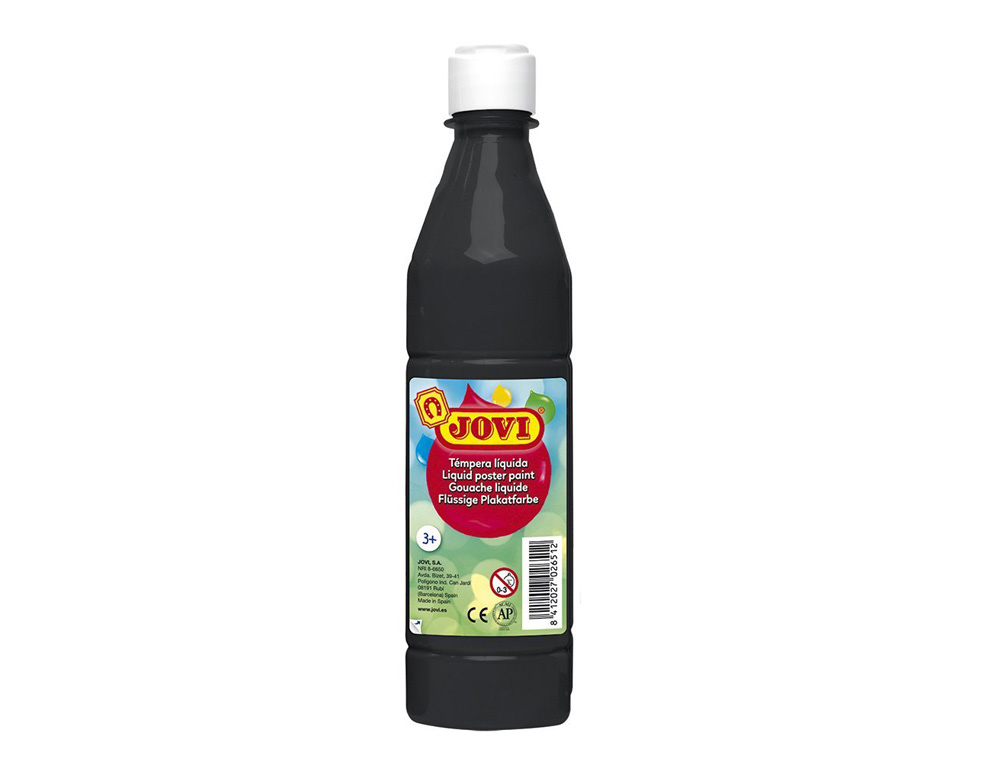 GUACHE LIQUIDO JOVI 500 ML PRETO