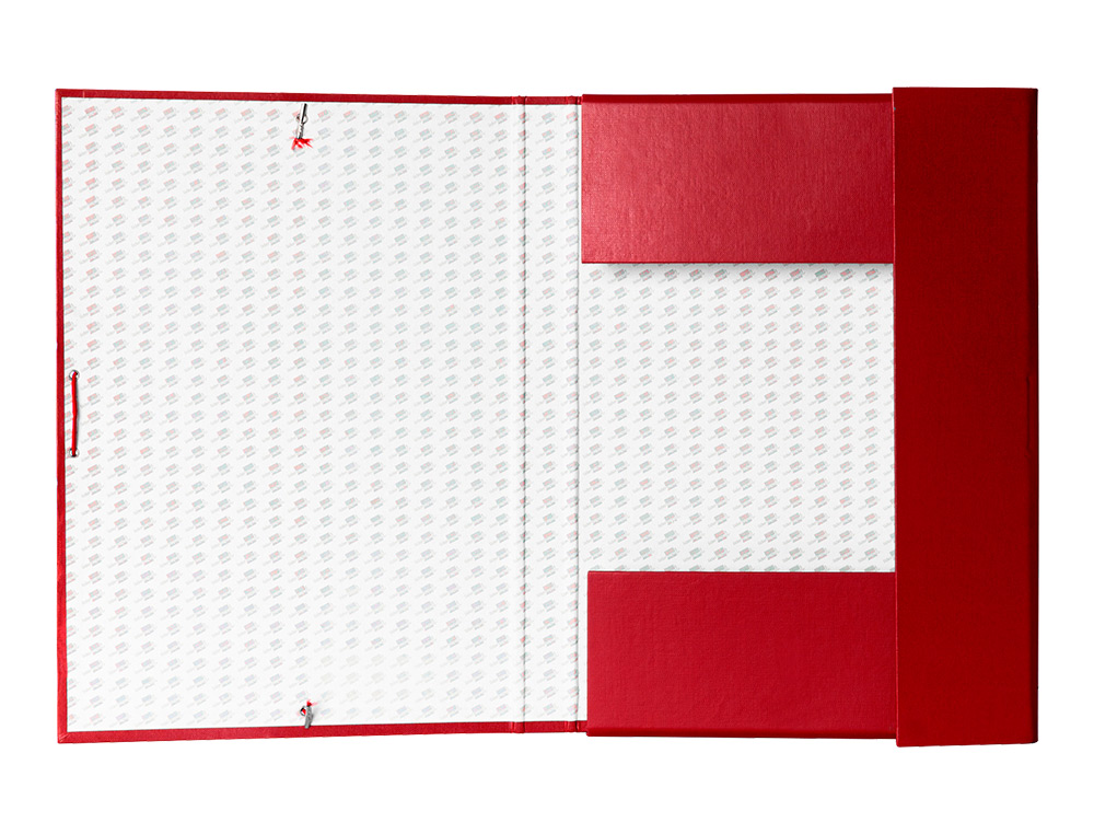 PASTA DE PROJETOS LIDERPAPEL LOMBADA 30MM VERMELHA