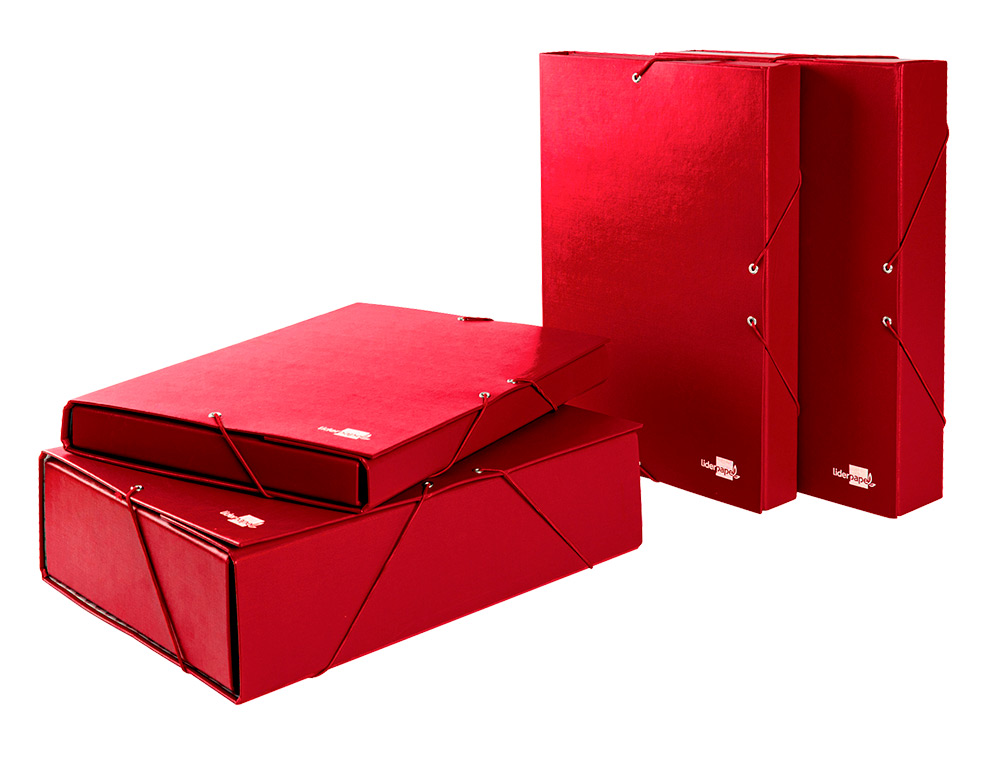 PASTA DE PROJETOS LIDERPAPEL LOMBADA 30MM VERMELHA