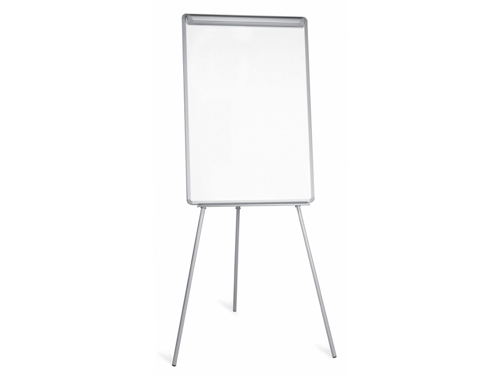 QUADRO BRANCO Q-CONNECT COM TRIPE REGULAVEL 90X70X195 CM E BRACOS EXTENSIVEIS PARA CONFERENCIAS SUPERFICIE LACADA
