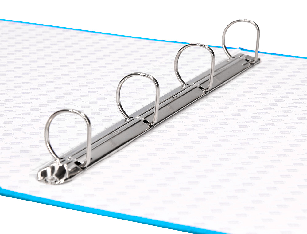 CAPA LIDERPAPEL PAPER COAT 4 ANEIS 25 MM FROSTY AZUL