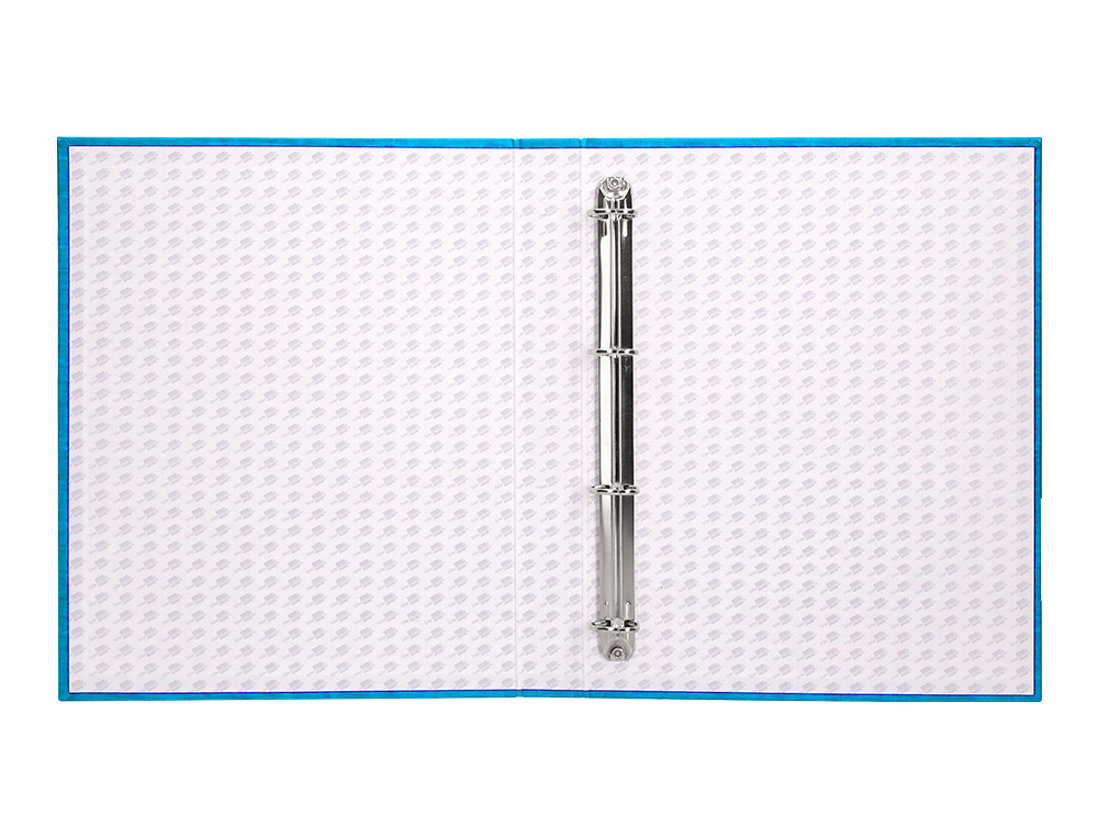 CAPA LIDERPAPEL PAPER COAT 4 ANEIS 25 MM FROSTY AZUL
