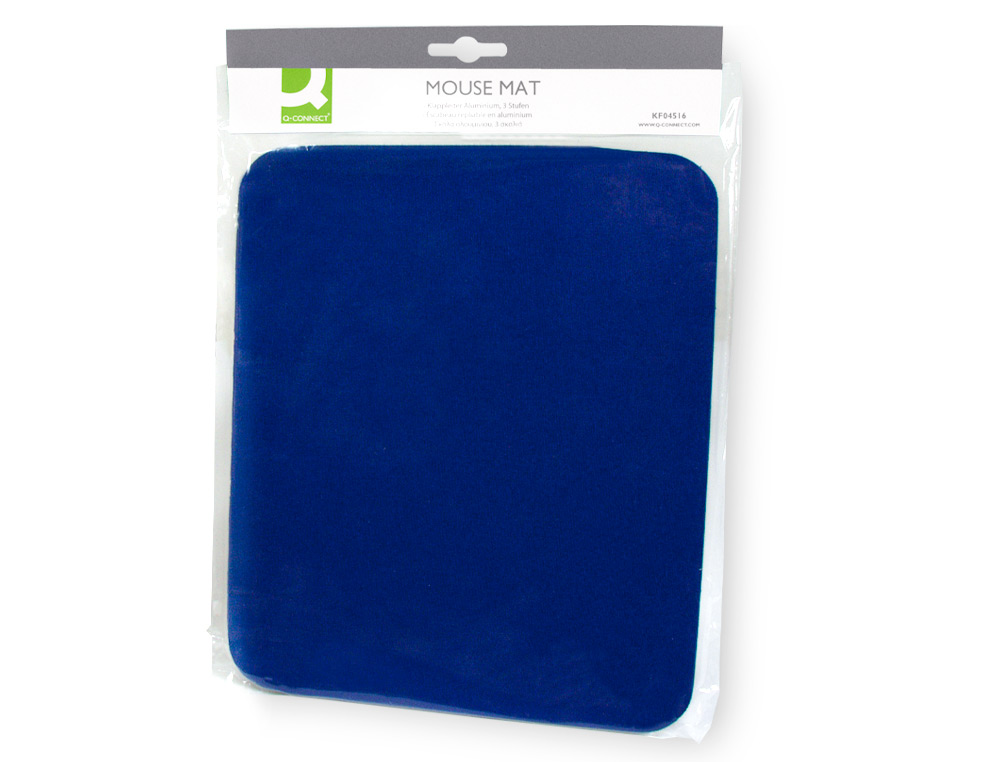 TAPETE PARA RATO Q-CONNECT AZUL 260X220X6 MM