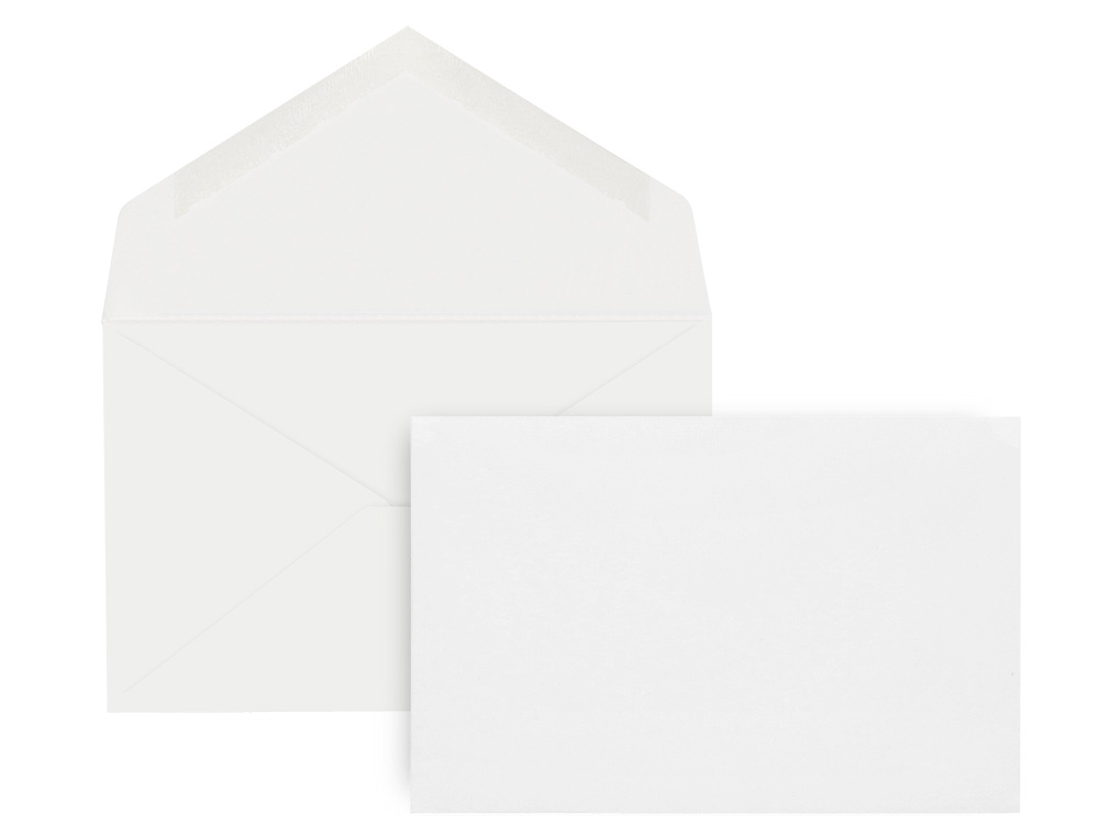ENVELOPE MNIMO NORMALIZADO BRANCO 90X140MM ENGOMADO PACK DE 100 UNIDADES