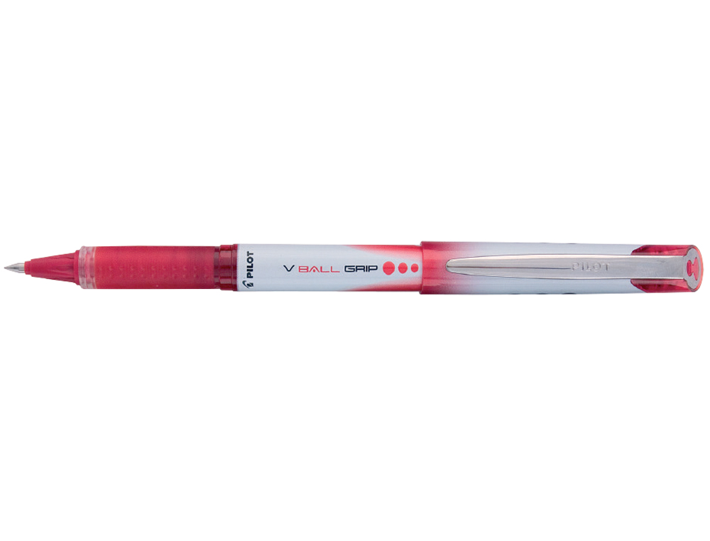 MARCADOR PILOT ROLLER V-BALL GRIP VERMELHO 05 MM