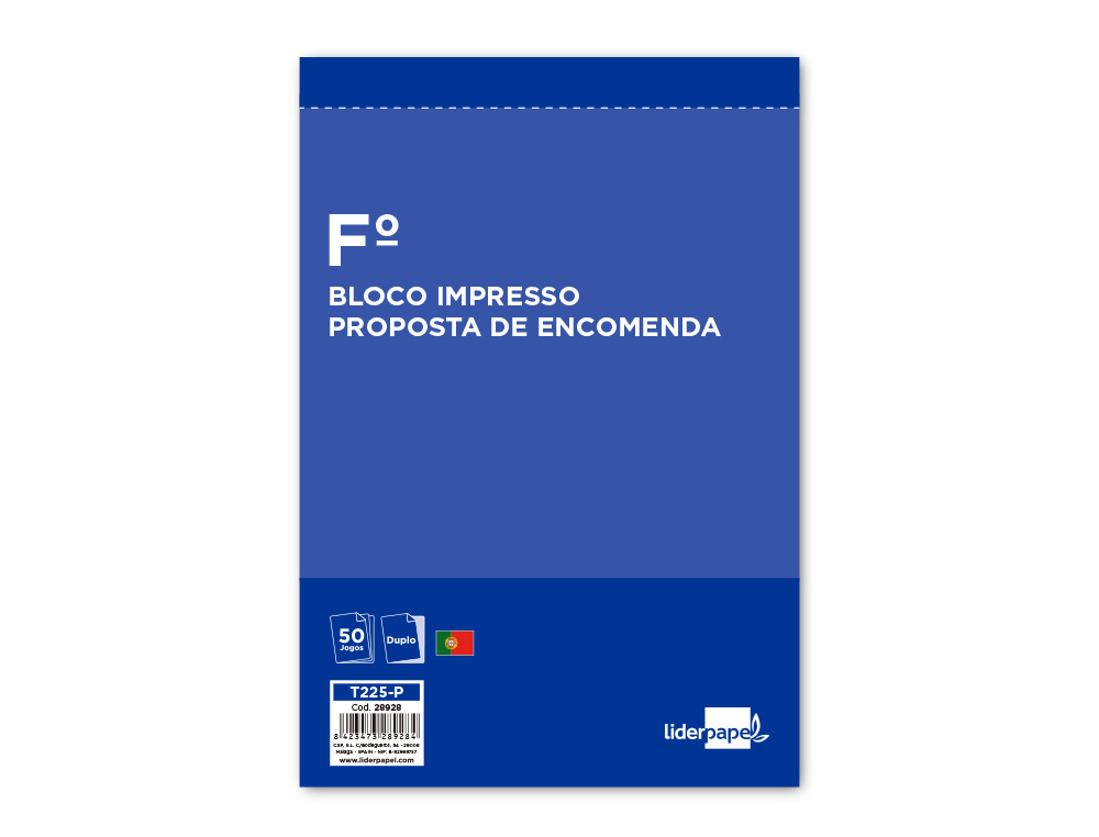 BLOCO ENCOMENDAS DUPLICADO 215X315 MM