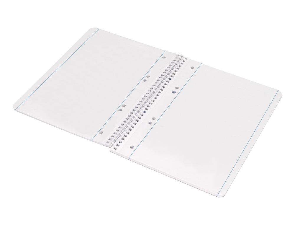 CADERNO ESPIRAL LIDERPAPEL CAPA AZUL MICRO 80 F DIN A5 LISO