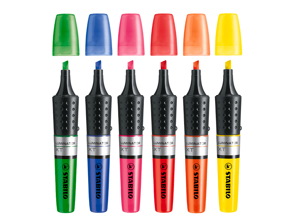 MARCADOR FLUORESCENTE STABILO BOSS LUMINATOR AMARELO TINTA LUQUIDA