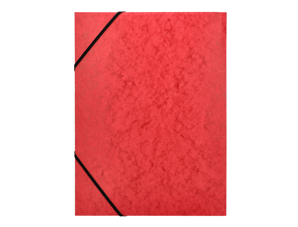 PASTA DE ELASTICOS Q-CONNECT DIN A4 COM ABAS VERMELHA