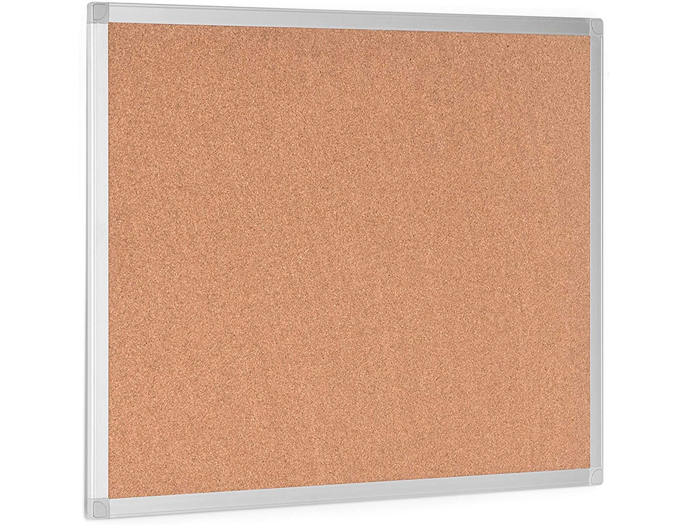 QUADRO DE CORTICA Q-CONNECT CAIXILHO DE ALUMINIO 200X100CM EXTRA CORTICA 5 MM