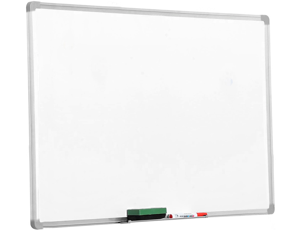 QUADRO BRANCO Q-CONNECT LAMINADO C/CAIXILHO ALUMINIO 200 X 100 CM