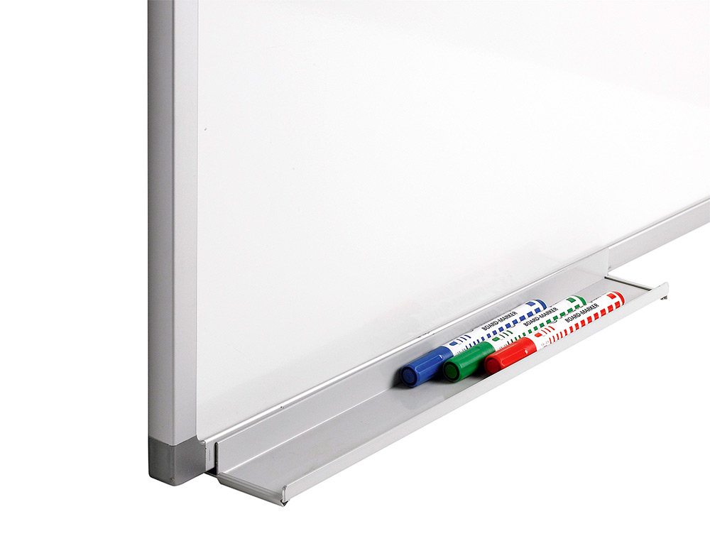 QUADRO BRANCO Q-CONNECT LAMINADO C/CAIXILHO ALUMINIO 200 X 100 CM