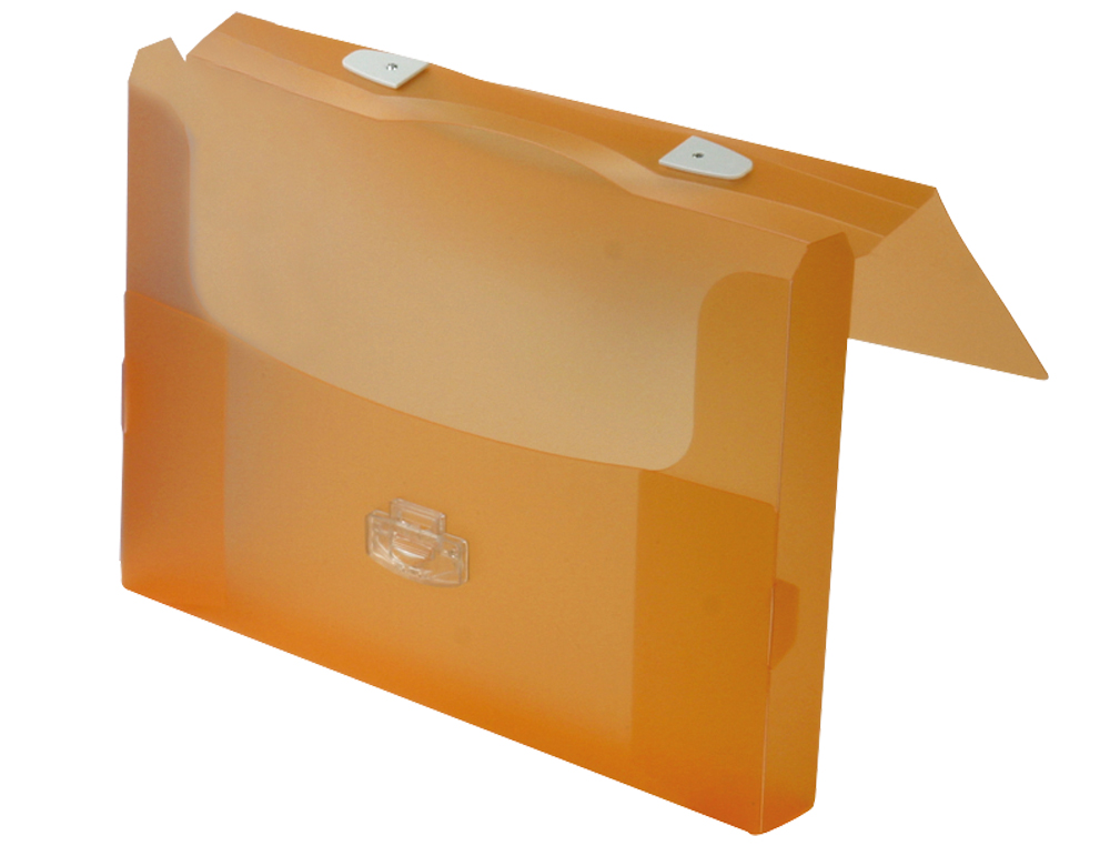 PASTA PORTA DOCUMENTOS BEAUTONE POLIPROPILENO DIN-A4 LARANJA TRANSPARENTE
