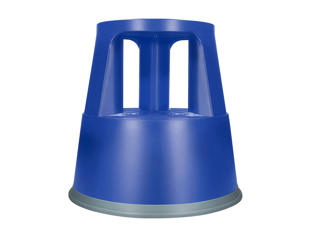 TAMBORETE Q-CONNECT COM RODAS RETRATEIS AZUL