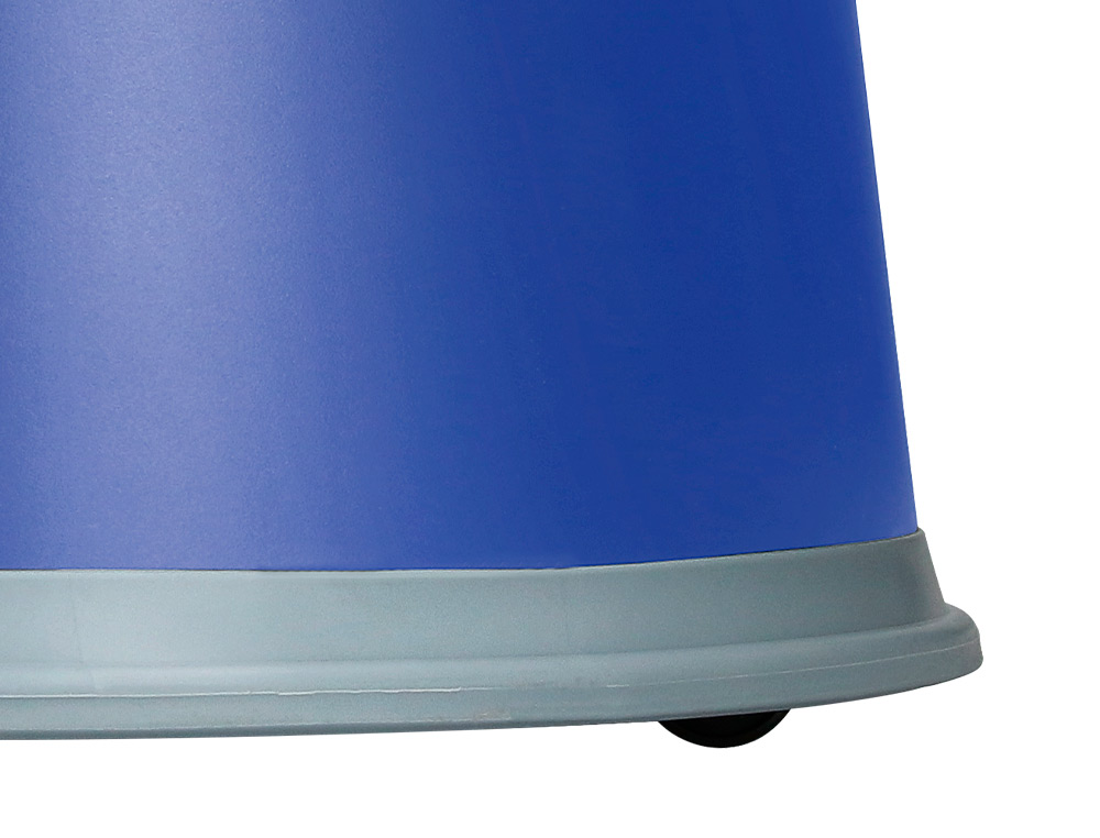 TAMBORETE Q-CONNECT COM RODAS RETRATEIS AZUL